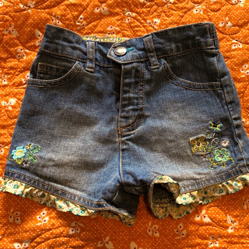 Girl jean shorts